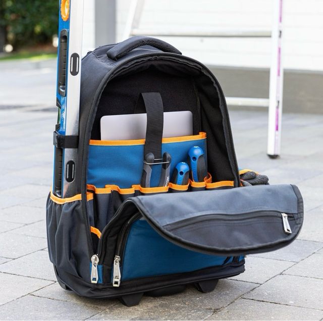 Mochila para herramientas con ruedas de 40 litros
