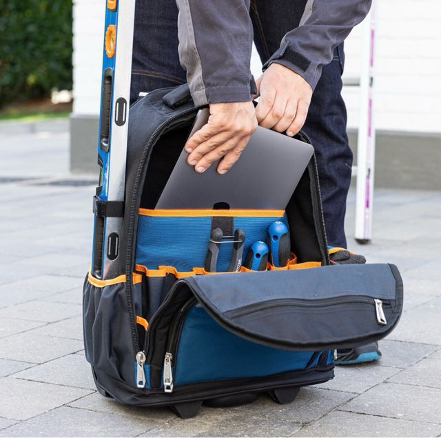 Mochila para herramientas con ruedas de 40 litros