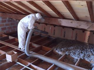 Aislamiento lana mineral insuflado