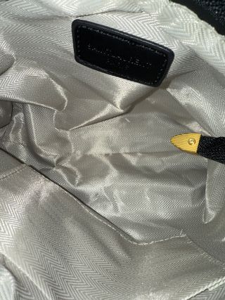 Bolso Saint Laurent Negro Ante YSL Logo