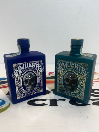 Bottiglia Vuota Amuerte Blu Amuerte Verde Vuota