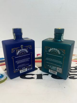 Bottiglia Vuota Amuerte Blu Amuerte Verde Vuota