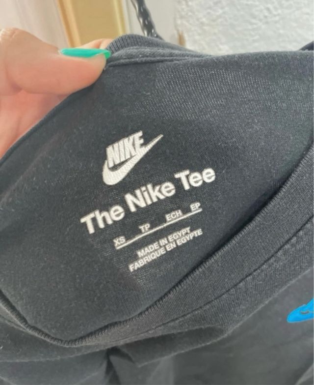 Camiseta Nike Negra Talla XS