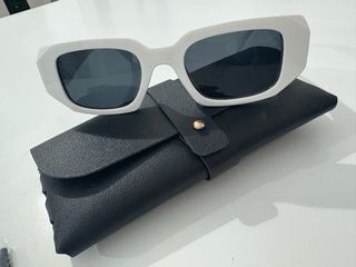 Gafas de sol blancas tendencia