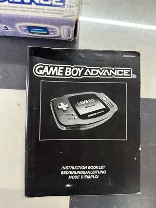 Game Boy Advance Trasparente + Scatola