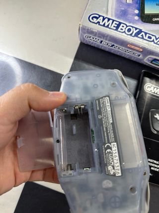 Game Boy Advance Trasparente + Scatola