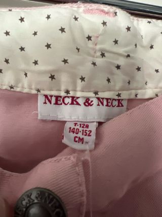 Pantalón rosa niña talla 12A