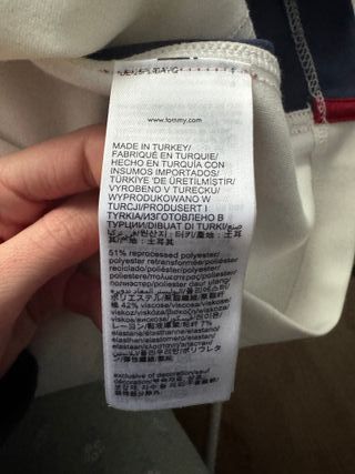 Vestido Tommy Jeans Mujer Blanco y Azul