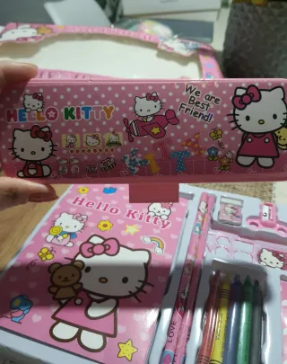 Set Dibujo Hello Kitty 14 Piezas