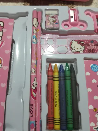 Set Dibujo Hello Kitty 14 Piezas