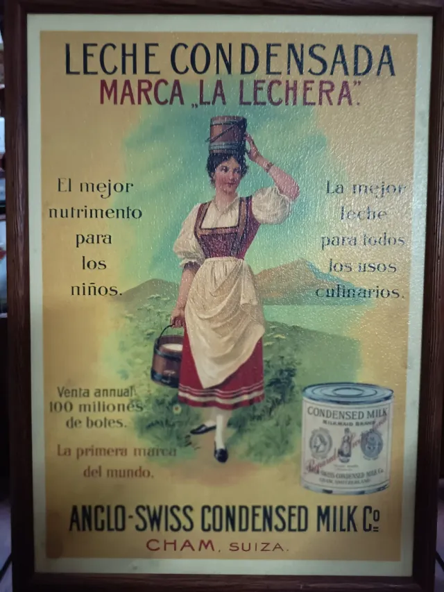 Quadro pubblicitario Latte Condensato La Lechera