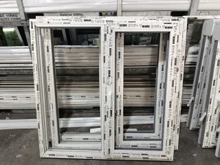 3 Ventanas REHAU 140 cm de ancho y 140 cm de alto