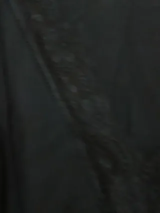 Blusa Lencera Negra Talla XXXL