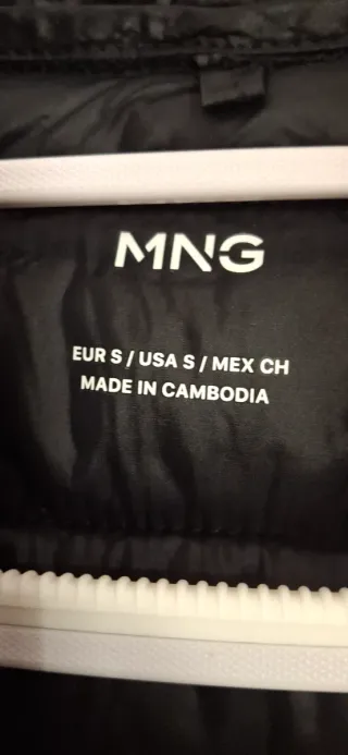 Chaqueta acolchada mujer, Talla S.