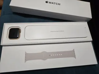 Apple Watch Negro/Dorado Caja Completa