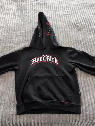 Sudadera Hoodrich Negra Niño
