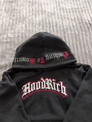 Sudadera Hoodrich Negra Niño