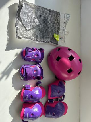 Pack Casco y Protecciones Patinaje Oxelo