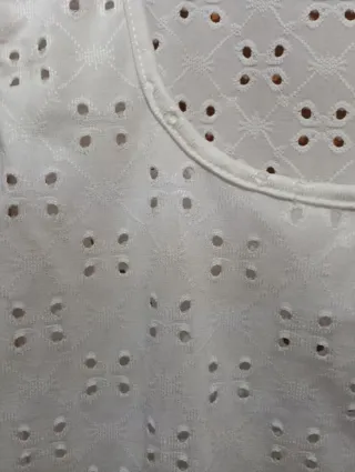 Blusa Lencera Blanca Talla XXXL