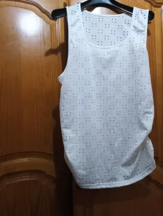 Blusa Lencera Blanca Talla XXXL