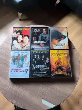 Pack 6 Películas DVD Comedia Acción Romance