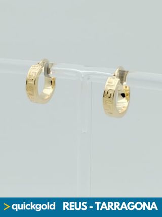 035-04-00847 AROS DE ORO 18K GRECA