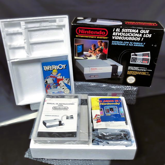 Console Nintendo NES Classica + Gioco Paperboy