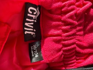 Pantalón esquí niña rosa T-3-4