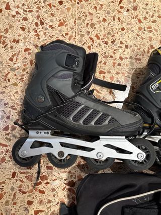 Patines en línea y mochila Oxelo