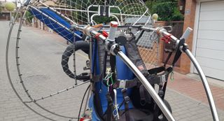 Paramotor completo con vela y  remolque