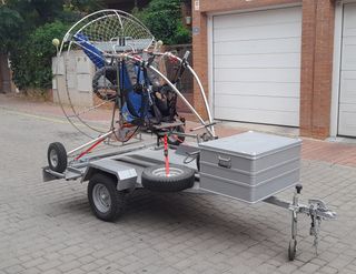 Paramotor completo con vela y  remolque