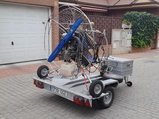 Paramotor completo con vela y  remolque