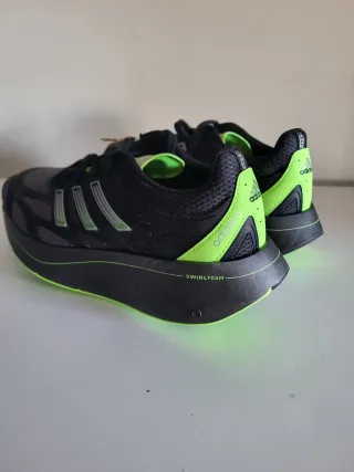 Zapatillas Adidas Adizero Akuru Negras/Verdes