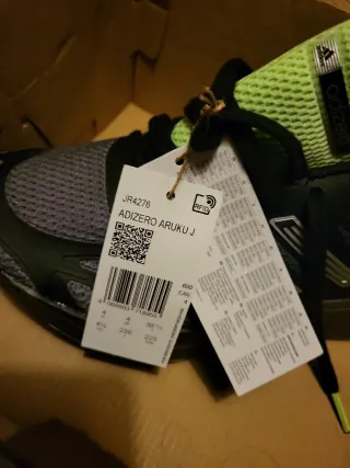 Zapatillas Adidas Adizero Akuru Negras/Verdes