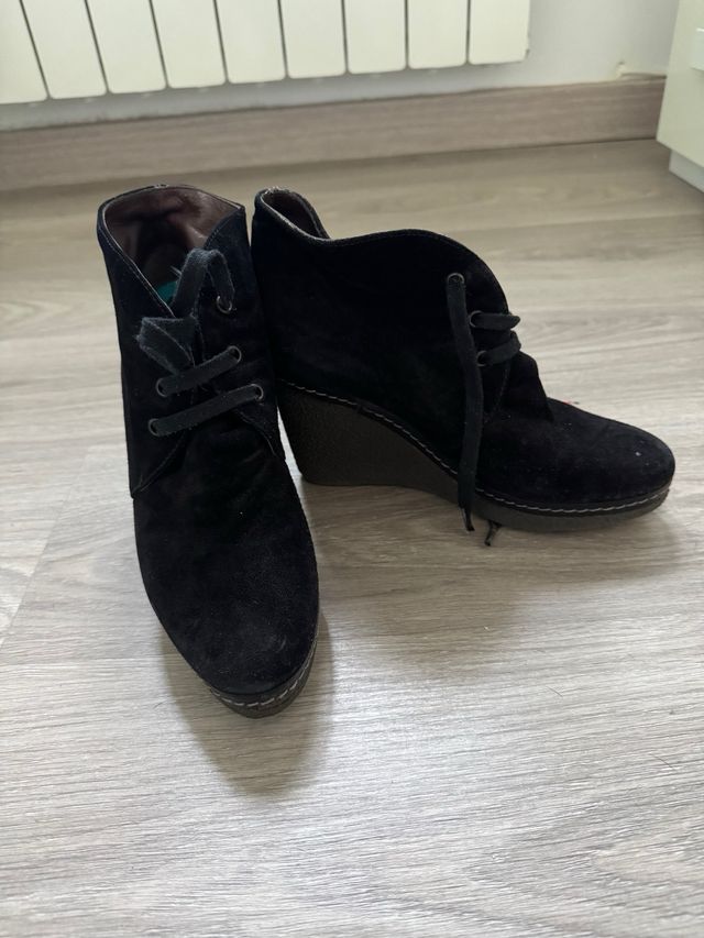 Botines Adidas Supernova Cuña Negro