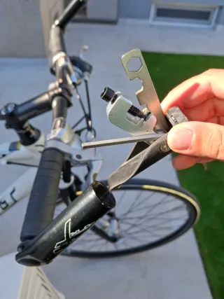 Bicicleta Felt blanca