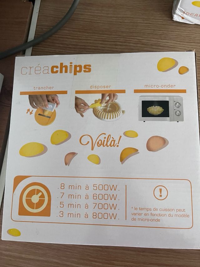 CreaChips Microondas Patatas