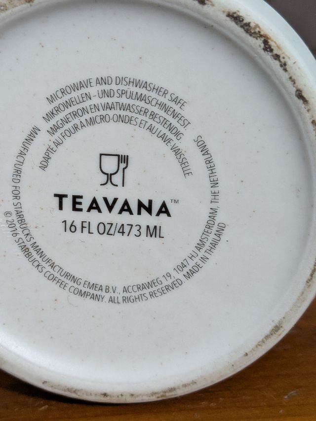 Set Teavana Starbucks