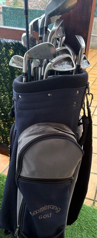 Bolsa de golf Boomerang con palos