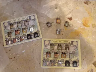 Portachiavi vintage da collezione con regalo agg.