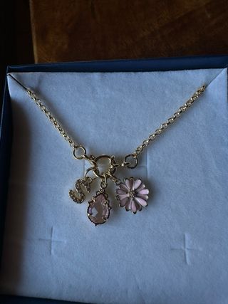 Collana con cristalli lettere disponibili