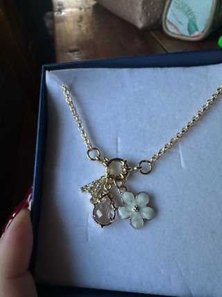 Collana con cristalli lettere disponibili