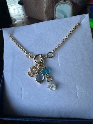 Collana con cristalli lettere disponibili