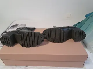 Botas altas tacón piel