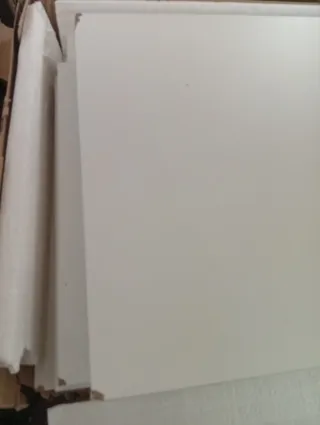 Armario blanco 1 puerta y baldas