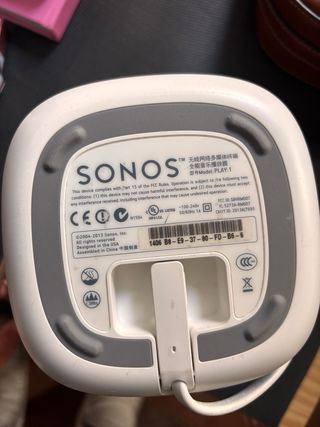 Altoparlante Sonos Grigio e Bianco