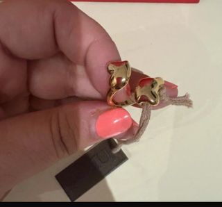 Anillo Uno de 50 Dorado Talla 18.1 mm