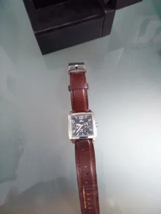 Reloj Lotus Hombre Negro y Marrón