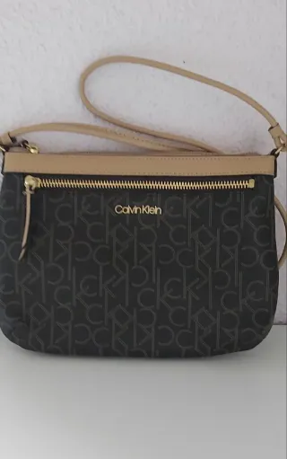 Bolso Calvin Klein Mujer Marrón y Beige