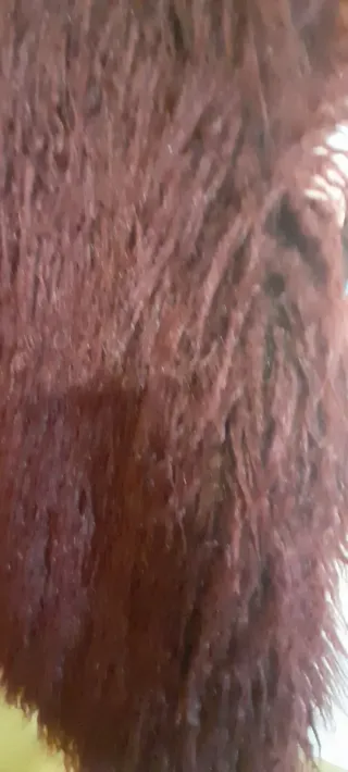 Chaleco Zara pelo rojo talla única